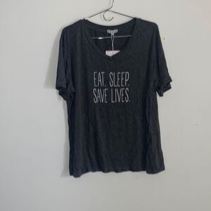 Mary square pajama tee size xl